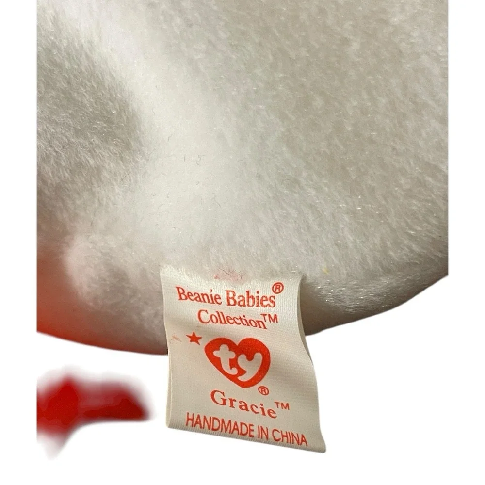 TY Gracie The Goose Beanie‎ Baby 1996 Plush Toy Stuffed Animal MWMT Bird
